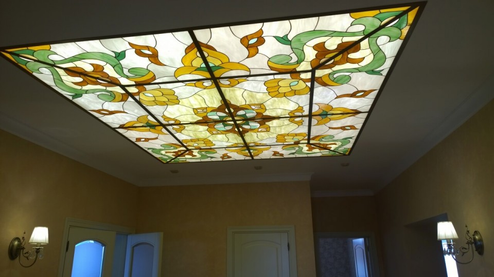 Заказать световой потолок с фотопечатью в г. Кириллов